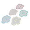 5pcs Nail Art Palette High Transparency Double Sided Thick Flower