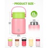 Soup Thermo for Hot Food, 17OZ Insulated Food Jar Width