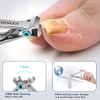 DRMODE Professional Toenail Clippers Set Super Sharp Nail Clippers for