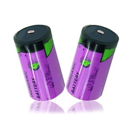 〖2 Pack〗3.6V 19000mAh TL-5930 Lithium Battery for Tadiran TL-5930 Battery Series Size D TL-5930 Battery, Pink