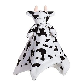 Apricot Lamb - Schlaf-gut Cows Cuddly Blanket Plush Comfort Cuddly Toy for Babies - Soft & Washable - 32 cm