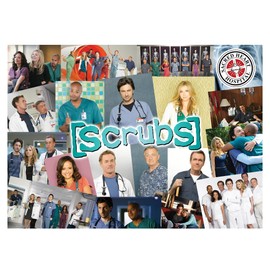 Toynk Scrubs Cast Collage 1000-Piece Jigsaw Puzzle for Adults | Brain Teaser, Educational Developmental Toys & Games, Building Kit Activities to Encourage Creative Play | 28 x 20 Inches
