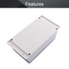 Fielect 7.87" x 4.72" x 2.95" Junction Box ABS Plastic