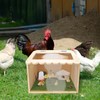 Chicken Brooder Box,Large Size, 15.74"x11.81"x 11.81", Wooden Brooder Box for
