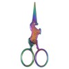 Milward Multi-Colour Rainbow Unicorn Embroidery Scissors - 4"/10cm - Sharp