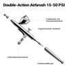 Wiltec Airbrush Gun X501, Air Brush with 0.3 mm Nozzle