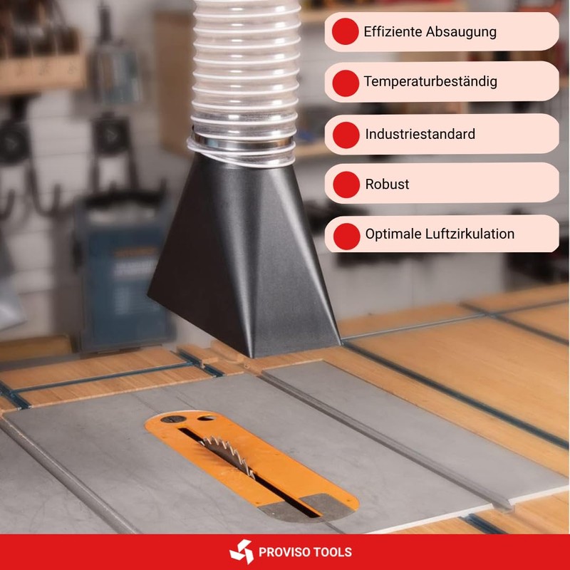 PROVISO TOOLS Suction Funnel - Extraction Funnel for Workshop, Extraction