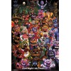 By Be The Bestest FNAF-Ultimate Group Mount Bundle Wall Poster Matte Poster 12 x 18 inch Poster Rolled