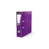Durafile Lever Arch File, Purple File, 'Ergonomic Curved Spine' Single