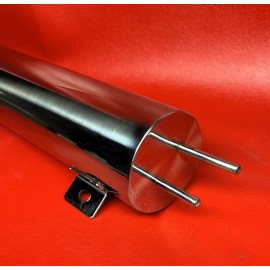 PROSTAR BRAND NEW 3" x 11" POLISHED STAINLESS STEEL OVERFLOW TANK WITH MOUNTING KIT