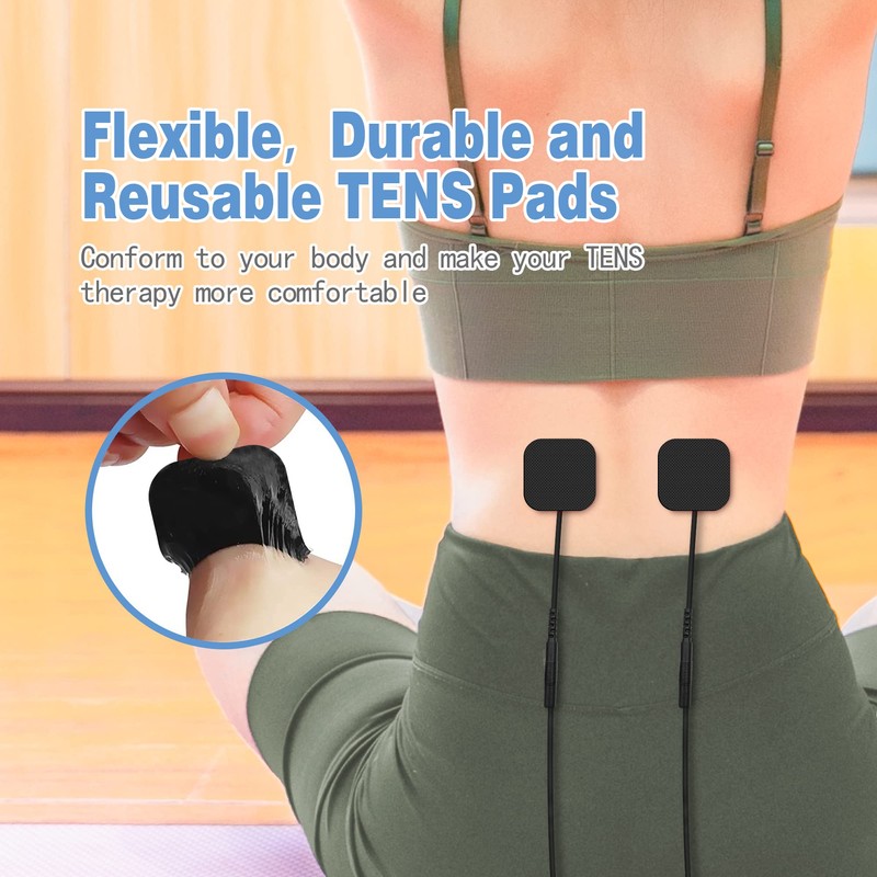 TENS Unit Pads 2X2 40 Pcs Replacement Pads Electrode Patches