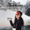 OhO Camera Ski Goggles, 4K Camera Snowboard Goggles with Adjusted