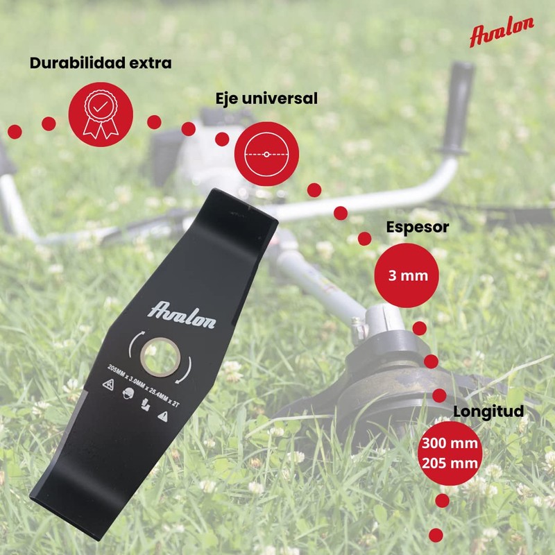 Avalon - Universal 2-Point Disc for Brushcutter or Lawn Mower,