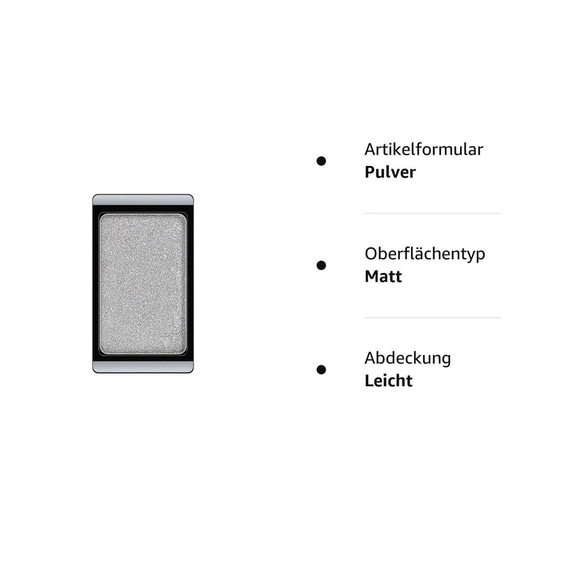 ARTDECO Eye Shadow - Colour-Intensive Long-Lasting Eye Shadow Silver, White,