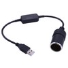 USB Cigarette Lighter Adapter - iGreely USB A Male to