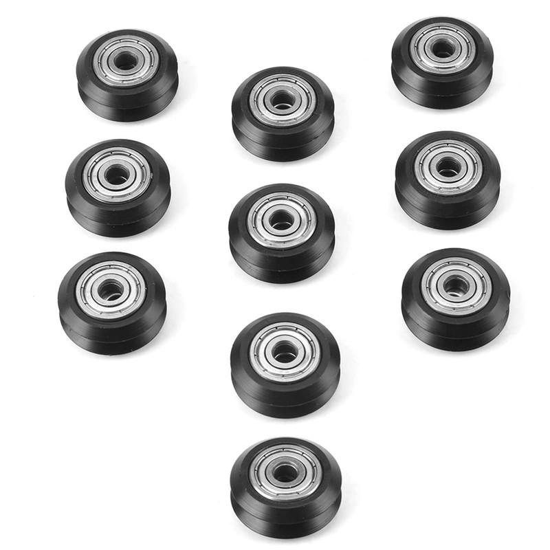 Yctze Pack of 10 3D Printer POM Plastic Pulleys with