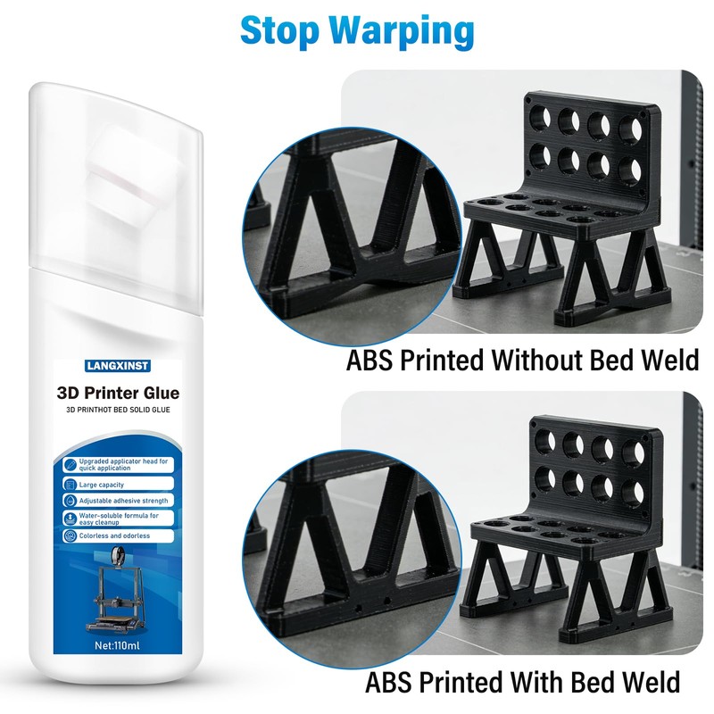 3D Printer Bed Adhesive, 3D Print Glue for Hot Bed