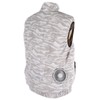 Summer Cooling Fan Vest USB Detachable White Fan Air Conditioning