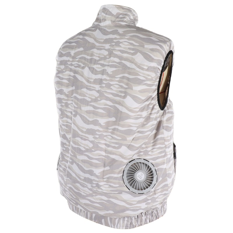 Summer Cooling Fan Vest USB Detachable White Fan Air Conditioning