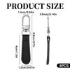 PEOVLVN 8 PCS Zipper Pulls Replacement, Leather Handle Detachable Zipper
