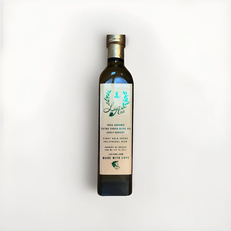 LuiAnn Unique Organic Extra Virgin Olive Oil Early Harvest First