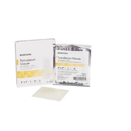McKesson Performance Petrolatum Impregnated Gauze 3"X9" Sterile - Box of 12 - Model 61-20056