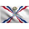 DMSE Assyria Flag 3X5Ft Foot 100% Polyester 100D Flag