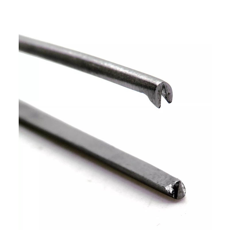 Premium Instruments ENT Adson Bayonet Forceps 6.25" Kocher 1x2 Teeths