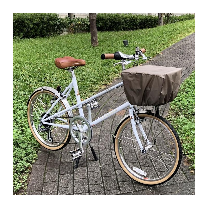 Cover Front Bicycle Basket for Work or School Commutes to