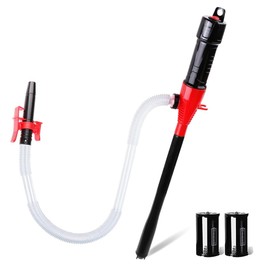 SEDY Electric Hand Pump, Portable Battery Powered Transfer Pump, Multi-Use Siphon Liquid Extractor for Gasoline, Diesel, Fuel, and Water Transfer