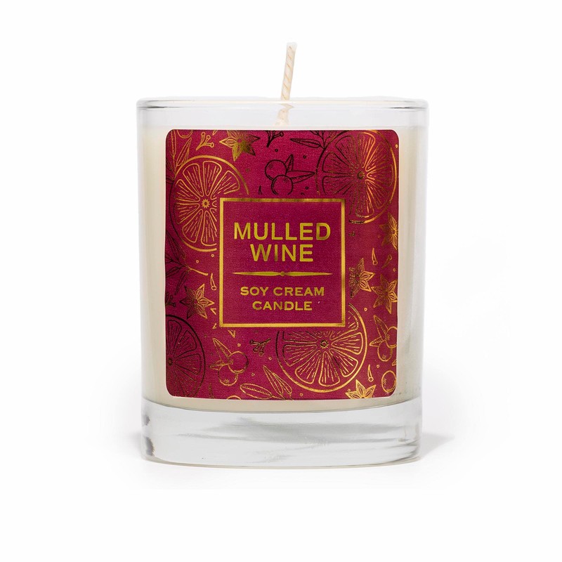 Mojo Spa Mulled Wine Soy Massage Candle | Melts Into