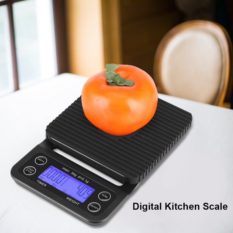Báscula Digital Cocina de Café Electrónico de Goteo de Escala