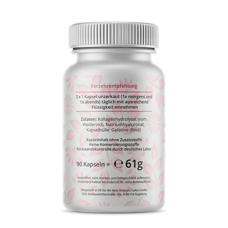 Hyaluronic Acid with Collagen, High Dosage | Comparison Winner 2020*