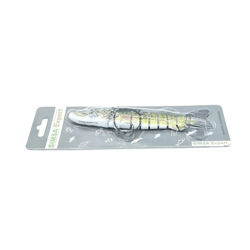 SIMSA-Expert Pike Wobbler Swimbait Artificial Bait Shad (15 cm 26