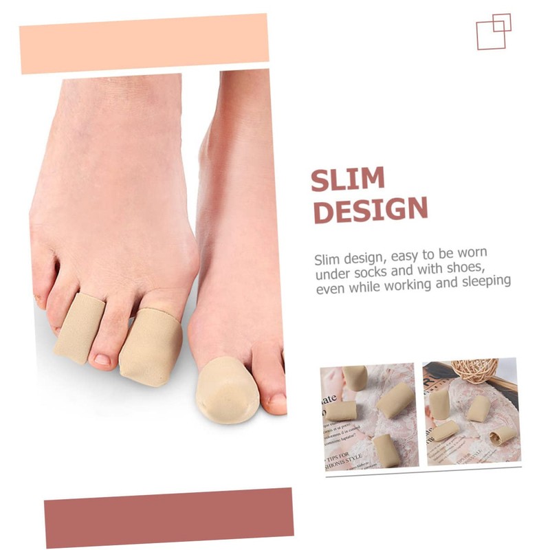 NOLITOY Elastic Toe Covers Toe Protective Sleeves Toe Anti-wear Covers