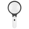 Reading Handheld Magnifying Glass Battery Powered 4LED 4X 30X Lens