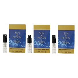 3x Sun Moon Stars Women Sample 0.07 oz 2 ml *Eau De Toilette* Spray New
