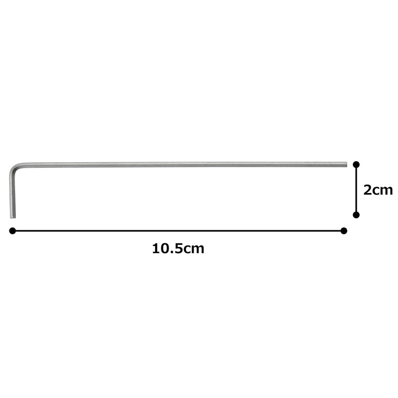 Tone Long Hex Bar L-Shaped Wrench APL-1.5 Double Side Width