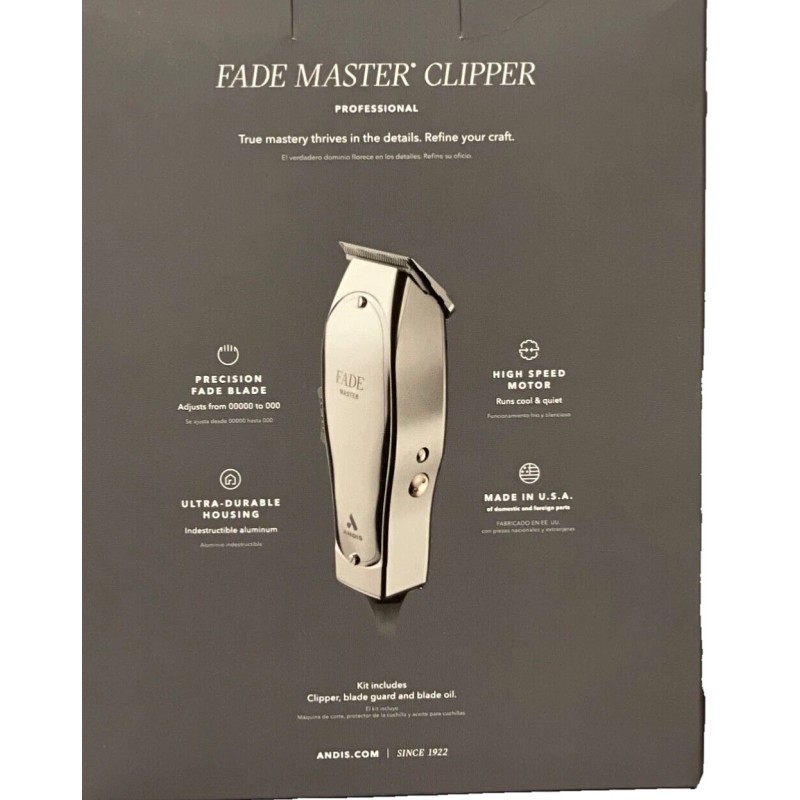 Andis Fade Master Adjustable Blade Clipper Model # ML Made