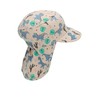 Sterntaler Boys' Peaked Cap with Neck Protection Desert Dinosaur Sun