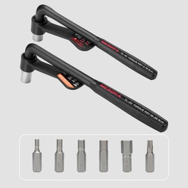 Bicycle Torque Wrench with Bits Set Portable Bike Spanner Kit Hexagon Wrench Bicycle Maintenance and Repairing Tools