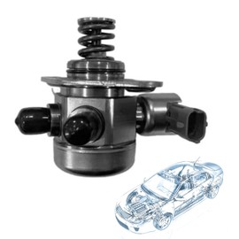 Copachi LR066512 LR035527 LR081595 High Pressure Fuel Pump Compatible with 13-21 XJ XE XFR F-Type Compatible with Sport V6 3.0L V8 5.0L