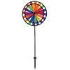 In the Breeze 13-Inch Double Wheel Rainbow Spinner, Outdoor Ground