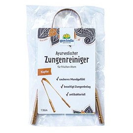 GOVINDA Zungenreiniger, Kupfer (2er Pack)