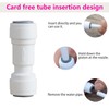 Qrity 1 Piece RO Water Filter Fitting, 3/8" Inline Check