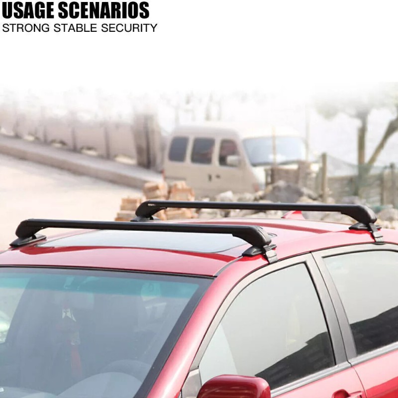 Geartronics Car Top Roof Rack Cross Bars Aluminum Alloy Aero