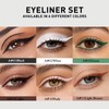 Wugbc 2PCS Nude Gel Eyeliner, Waterline Eyeliner Pencil Waterproof Smudge