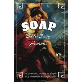 SOAP Bible Study Journal for Men, Sermon Notes Journal, Scripture Note Book, David and Goliath: 204 Pages, Christian Men Journal, 9 x 6 inches