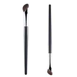 YFFSFDC Nose Shadow Brush, Nose Contour, Makeup Brush, Shading Brush, Popular, Makeup Brush, Pony Hair, Powder-Containing, For Everyday Makeup, Convenient to Carry, Large + Small, Pack of 2