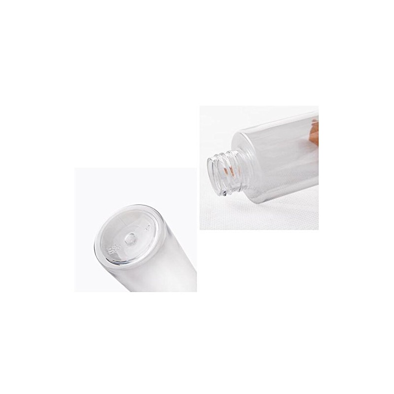 6PCS 100ml 3.4oz Empty Portable Refillable Plastic Bottle Vial Travel